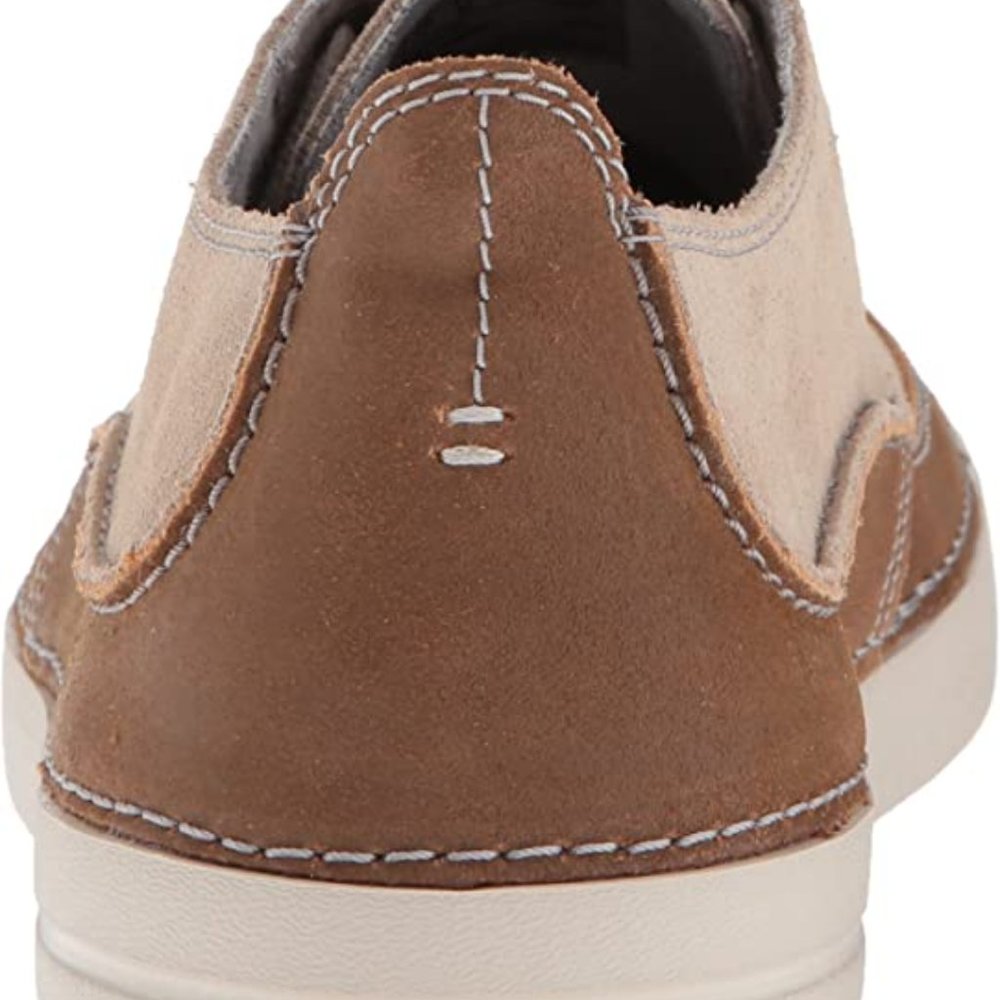 Collection by Clarks Gosler Edge Sand Contrasting Colors Suede Canvas Me… - Picture 3 of 16
